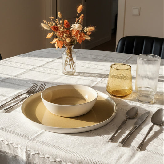 Cora Crackle Golden Cereal Soup Bowl