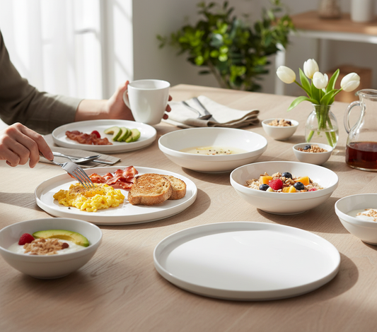Vikko Aidan Bone China 4pc Dinnerware Set