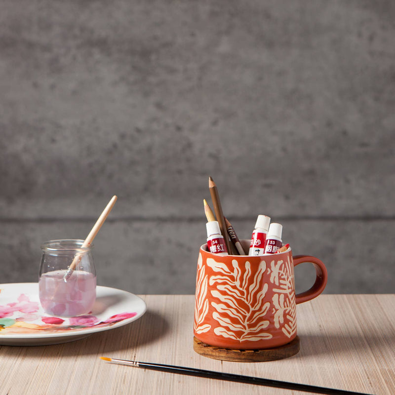 Danica Studio Entwine Imprint Stoneware Mug 12 oz