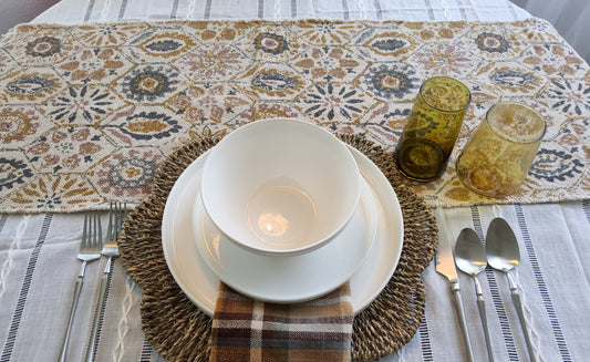 Mystic Cozy Nature Boho Table Runner