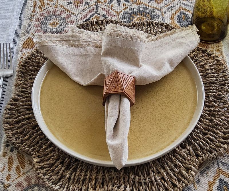Cora Crackle-Golden Dinner Plate