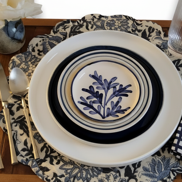 Floren Hand-painted Turkish Appetizer Plate