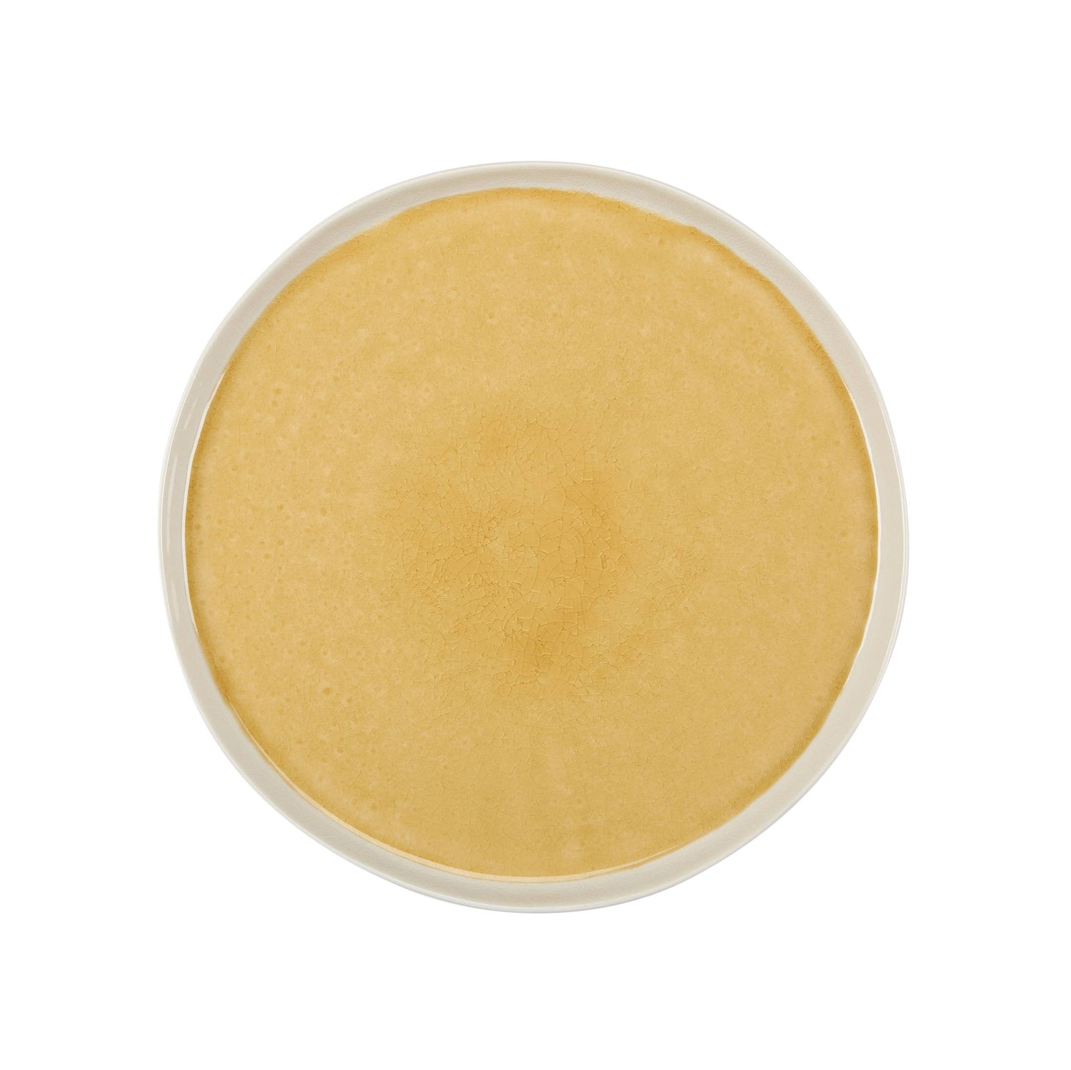Cora Crackle-Golden Dinner Plate