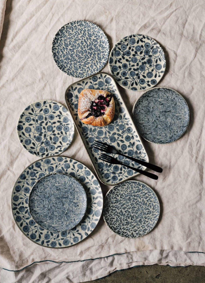 Calendula Element Blue Dinner Plate