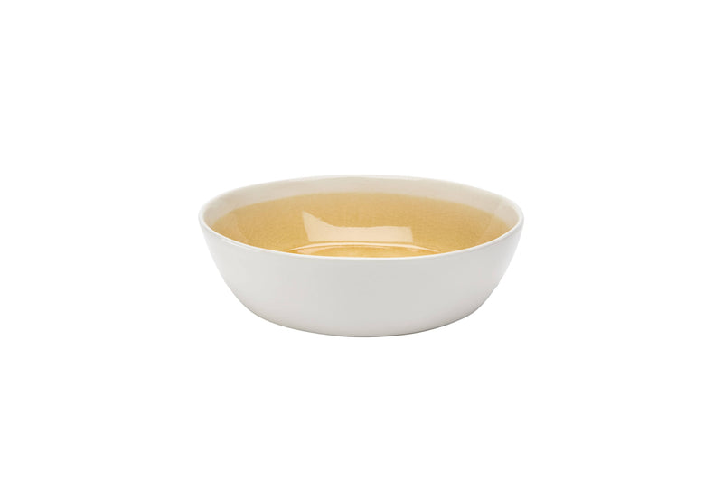 Cora Crackle Golden Cereal Soup Bowl