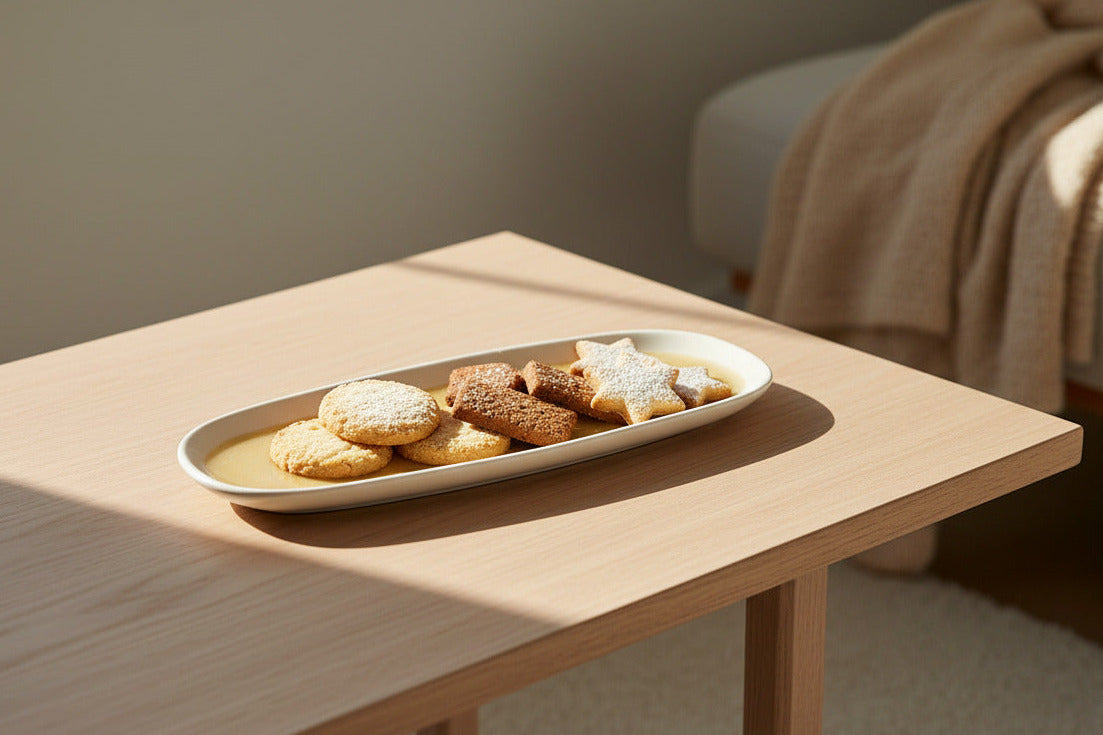 Cora Crackle-Golden Small Serving Platter