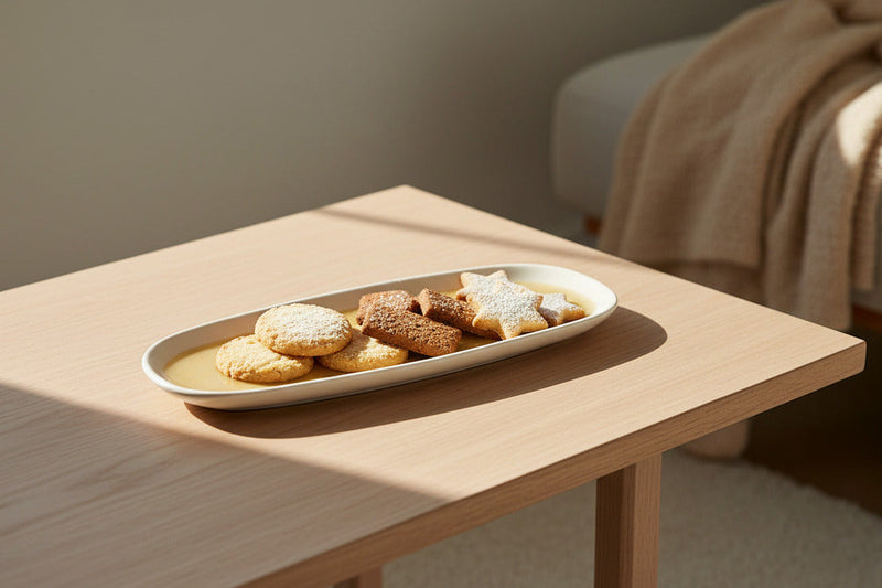 Cora Crackle-Golden Small Serving Platter