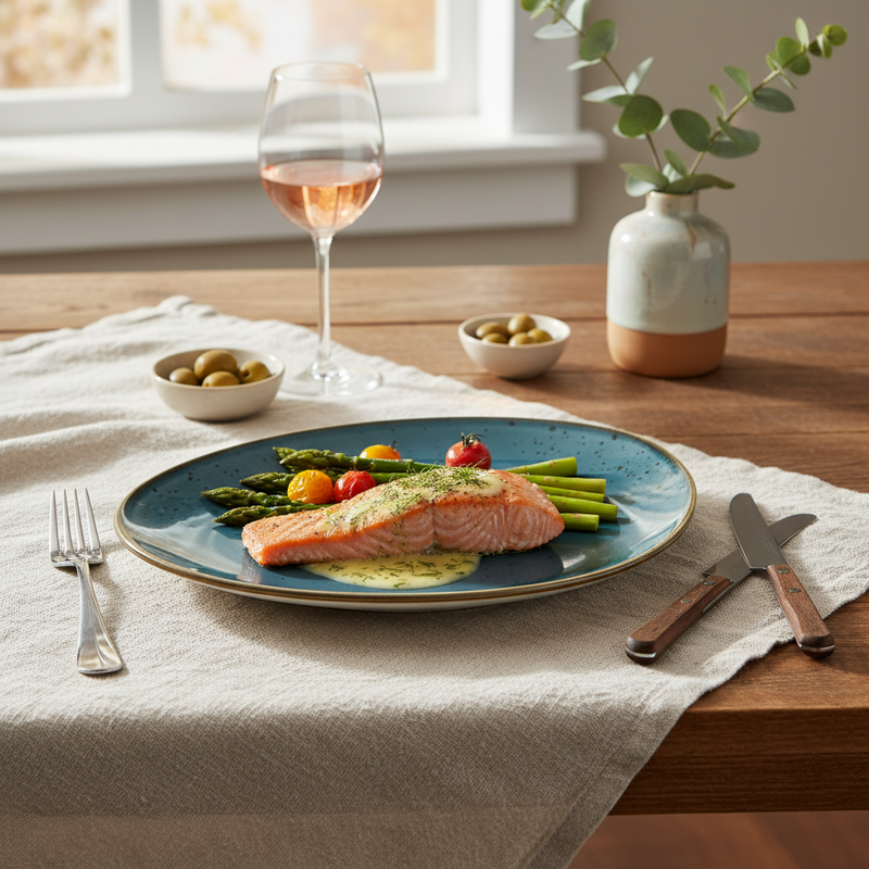 Terra - Triangular Teal Serving Plate