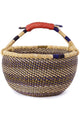Ghanaian Bolga Farmer's Market Shopper Basket - Assorted