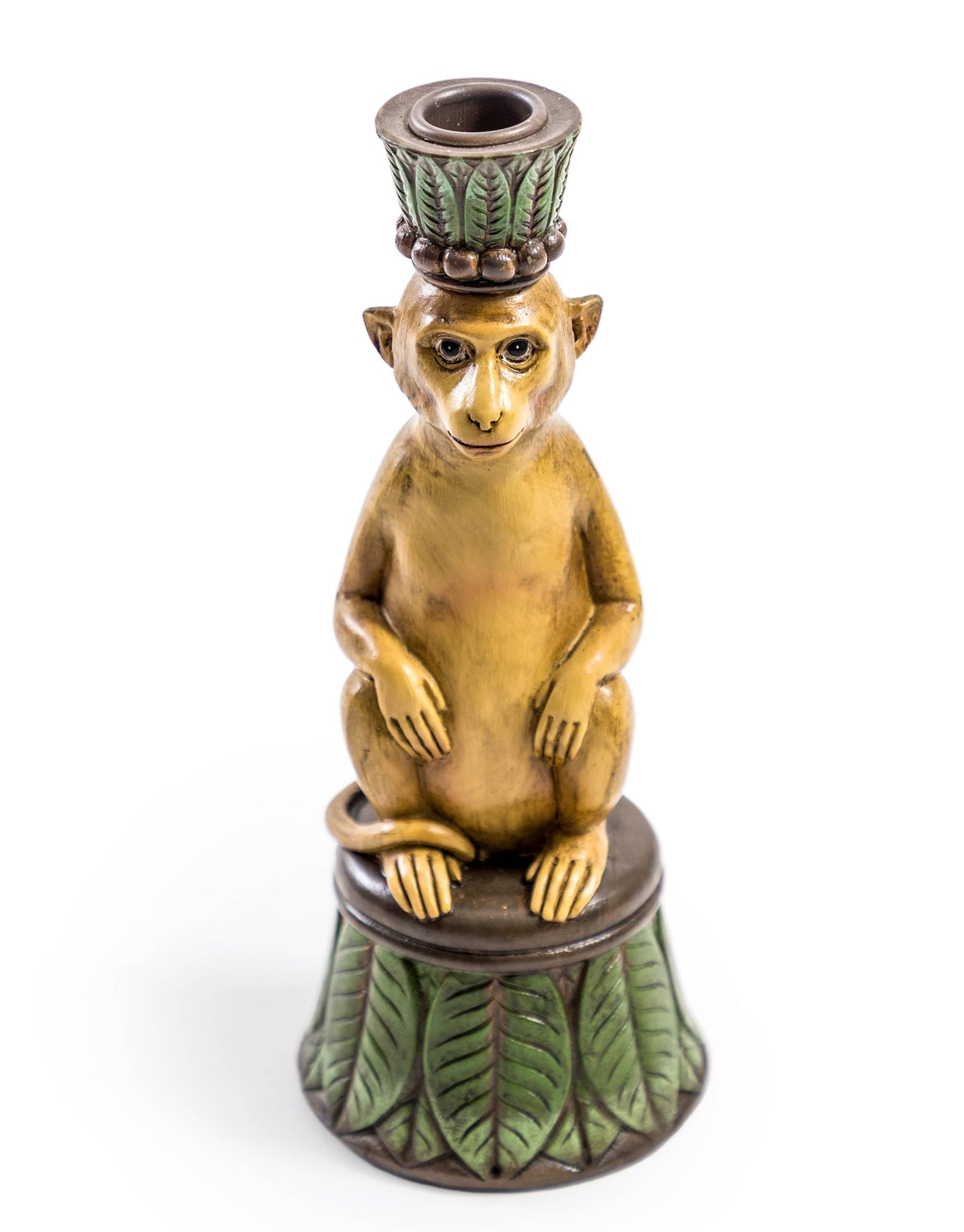 Artistic Tropical Monkey Candlestick