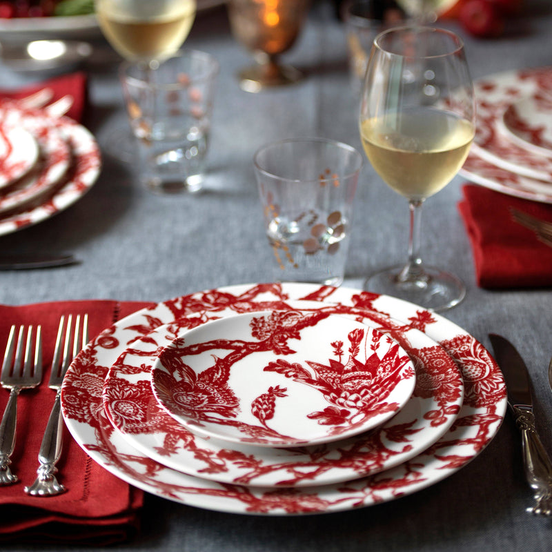 Arcadia Crimson Red Small Plates Set of 2