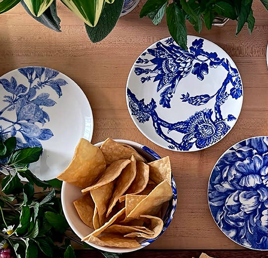 Arcadia Blue Small Plates Set of 2