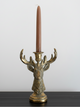 Resin Deer Taper Candle Holder