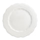 Stella Scalloped White Dinner Plate