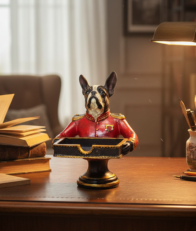 Gentry French Bulldog Sweet Tray Trinket Holder