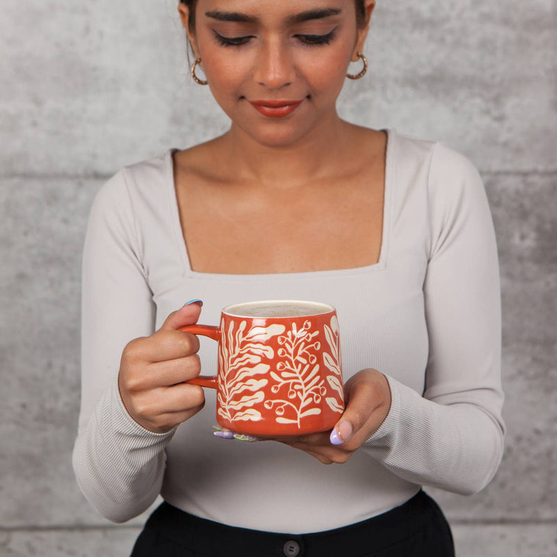 Danica Studio Entwine Imprint Stoneware Mug 12 oz